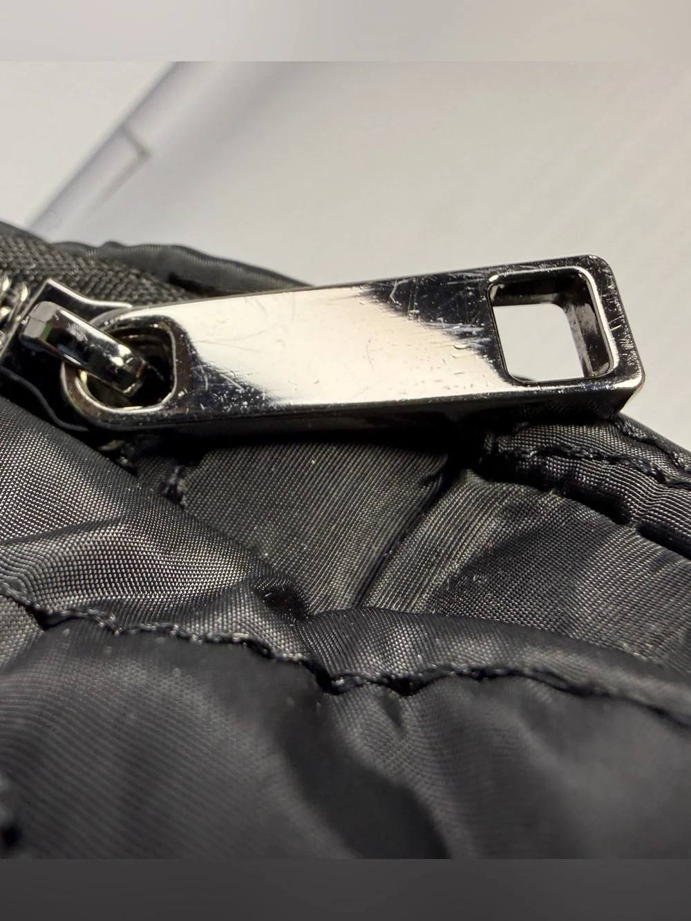 Quilted Crossbody Bag - Black